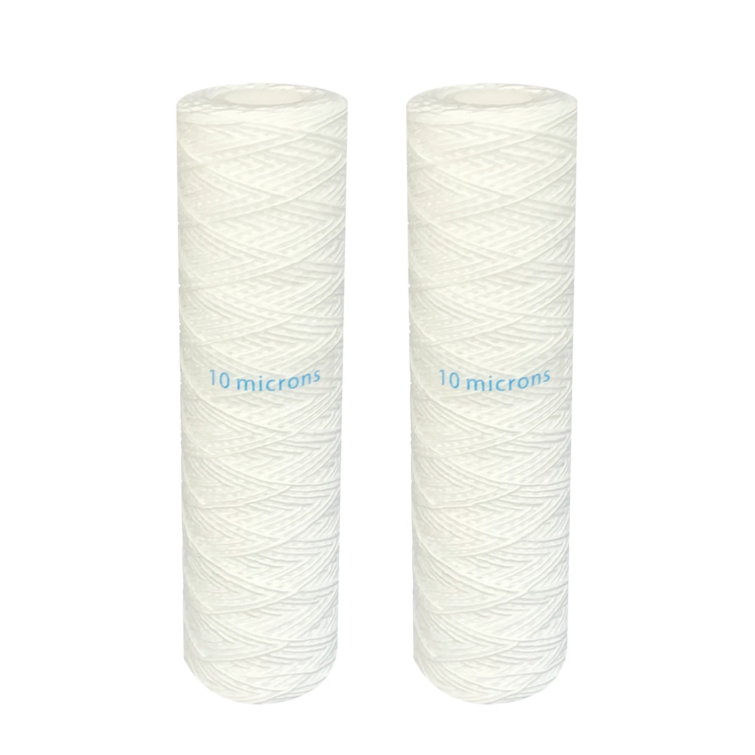 10 Microns String Wound Water Filter Universal Whole House Replacement Cartridge Sediment Filters 10