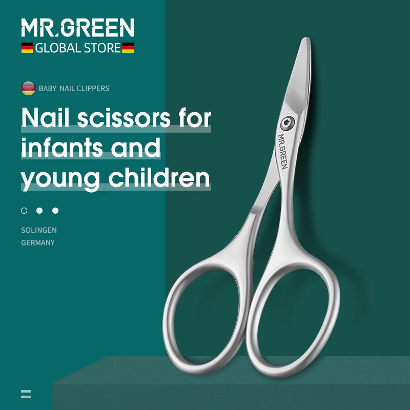 MR.GREEN Safety Nail Clippers Scissors Cutter For Newborn Baby Convenient Daily Baby Nail Shear Manicure Tool Baby Nail Scissors