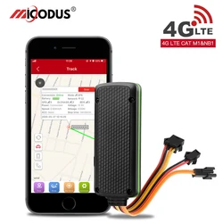 Car GPS Tracker 4G LTE CAT NB1/M1 Cut Oil SOS Waterproof GPS Locator Car Realtime Shock Move Alarm Geo-fence Tracking Device