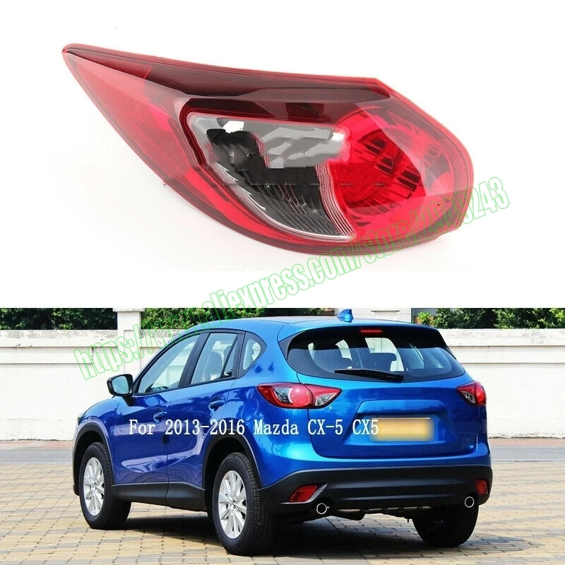 car accessories Fit For Mazda CX5 CX-5 2013 2014 2015 2016 Rear Left Outer Tail Light Brake Lamp Taillight assembly