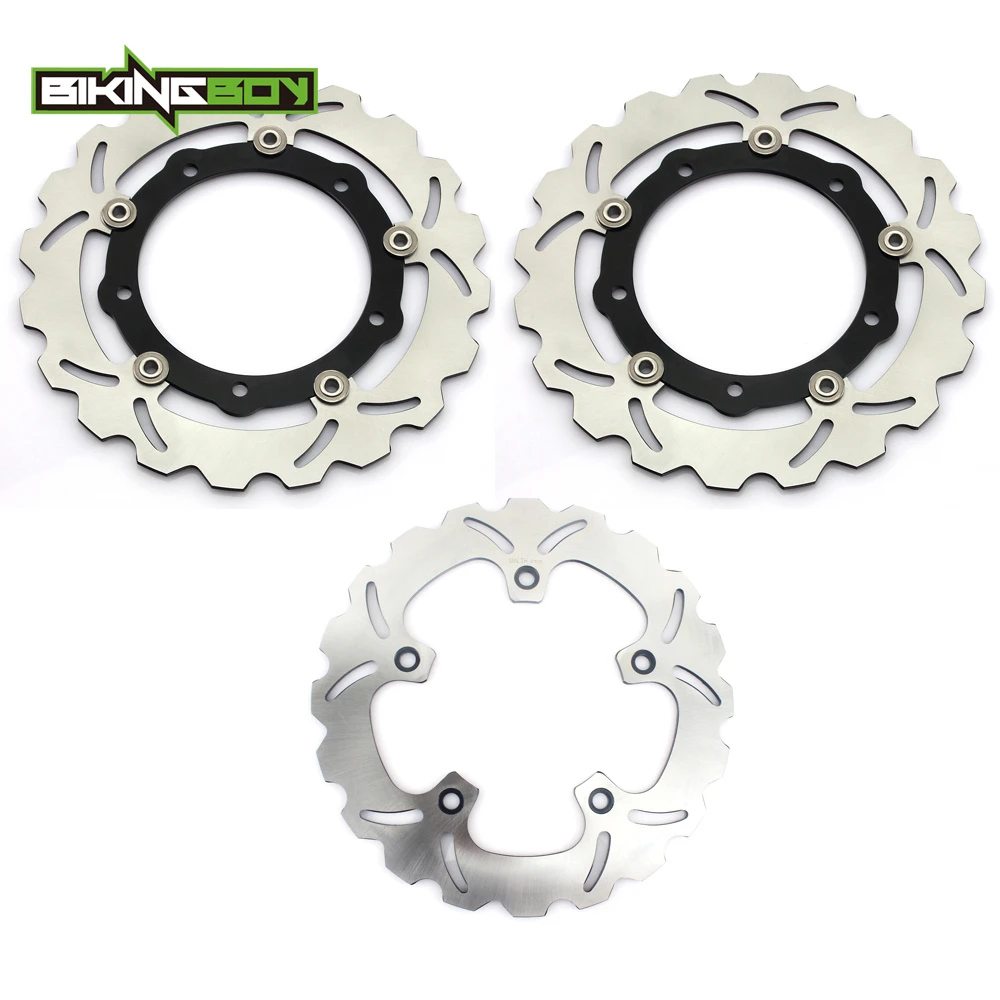 BIKINGBOY For T-MAX XP 530 12 13 14 15 XP530 ABS 12-22 16 17 18 19 20 Iron / LUX MAX ABS 16 Front Rear Brake Discs Rotors Disks