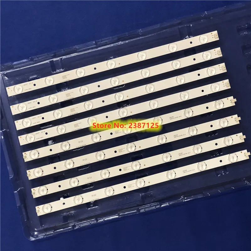 5Set Led Backlight Strip 7Lamp for 180-W00-39000H IC-B-HWT39D060L IC-B-HWT39D060R 39PRO5000 LE100N8FM V390HJ1-P02 T390hvn01.0