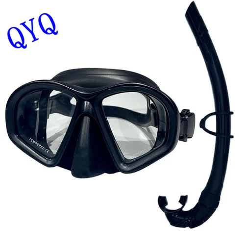 Imagen 1 del producto Máscara de buceo profesional para adultos, traje de esnórquel, falda de silicona, gafas, máscara de buceo