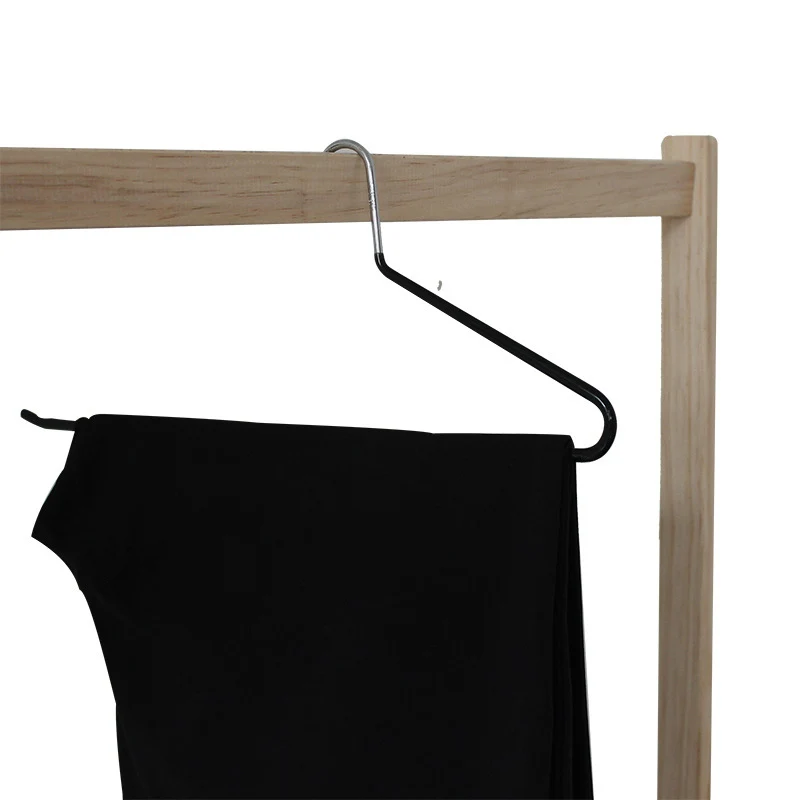 10/20Pcs Non-Slip Metal Shirt Trouser Hook Hanger Coat Hanger Clothes Rack Open Ended Pant Easy Slide Wardrobe Organzier