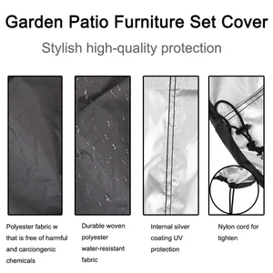 Regenschutzbedeckung Outdoor -Grill, schwarzer Grill runder Abdeckung, wasserdichte Weber -Schwerpflegerstaub 10 Hauptverkaufswärme -Deflektor Kamado - №9