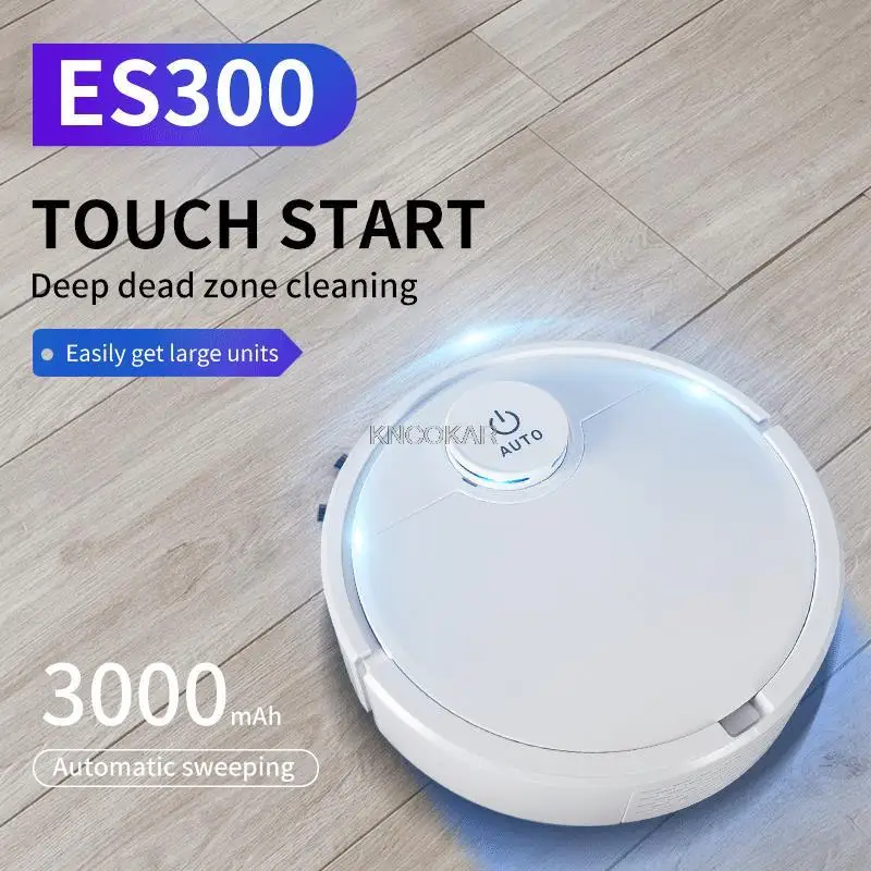 ES 300  Intelligent Robot Vacuum Cleaner Wireless Cleaning Robot Multi-Function Household Vacuum Cleaner Lazy Man Touched