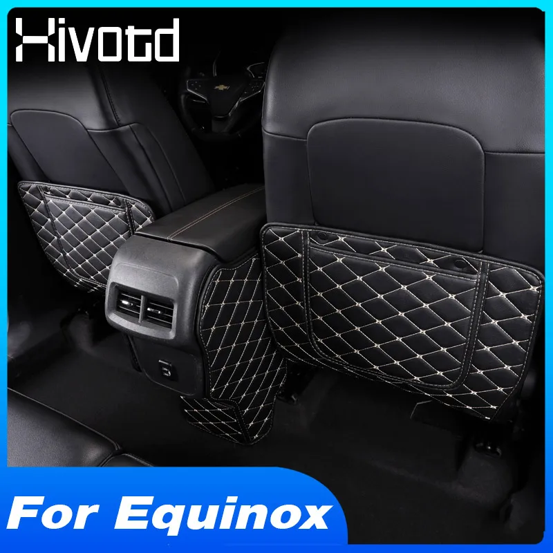 

Seat Back Anti-Kick Mat Interior Decoration Part Anti-Dirty Pad Protection Cover Car Accessories For Chevrolet Equinox 2017 2020