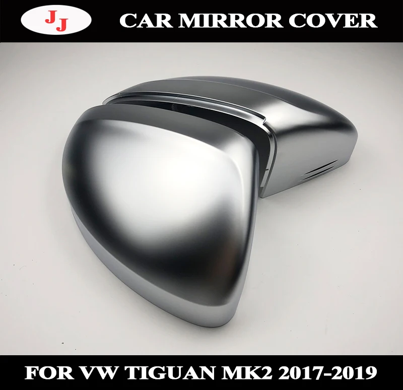 

For VW Tiguan Allspace L MK2 2017 2018 2019 2020 Rearview Side Wing Mirror Cover Caps Replacement Matt Chrome