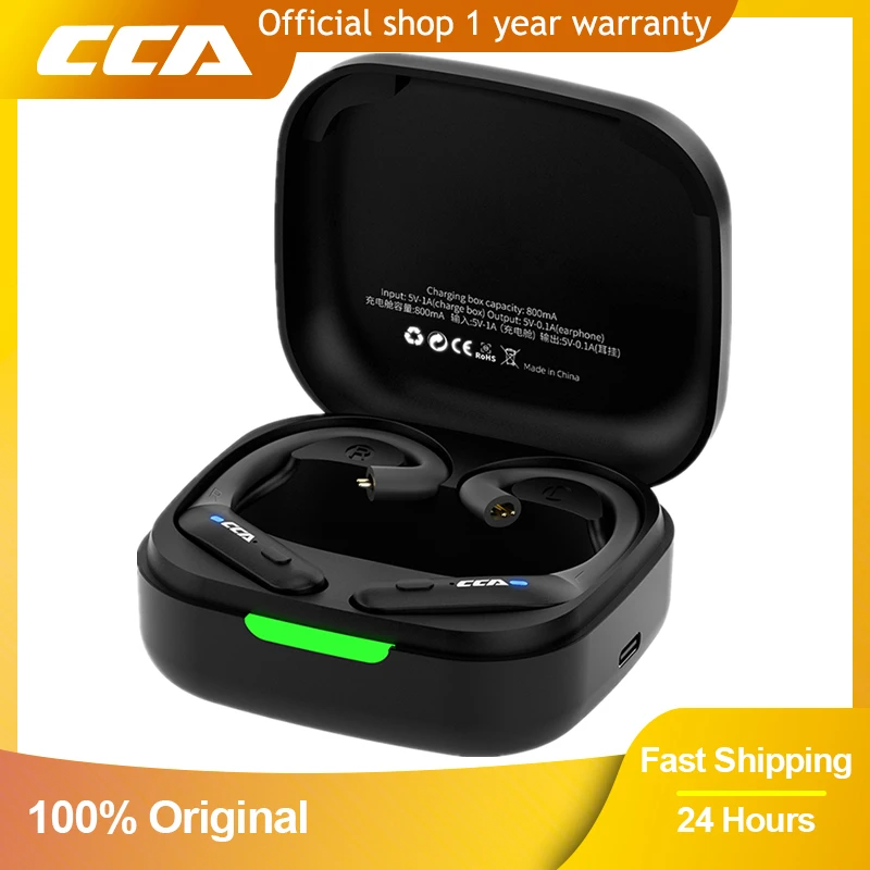 

CCA BTX Bluetooth Compatible 5.2 True Wireless Earphones Ear Sports Earbuds Headset Gamer Headphones Accessories TWS 2 Modes