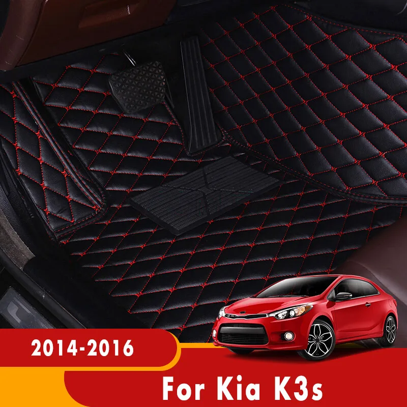 

Автомобильные коврики для Kia K3s 2016 2015 2014, ковры, водонепроницаемые подушечки для ног, автостайлинг, аксессуары для интерьера, детали чехла