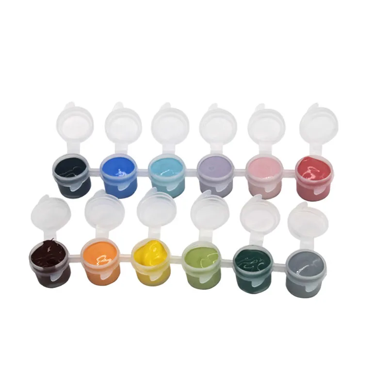 Pottery Art Pigment Ceramic Art, Underglaze, Mini Portable Set, Painting Supplies, 6 Color, Group, 24 Colors