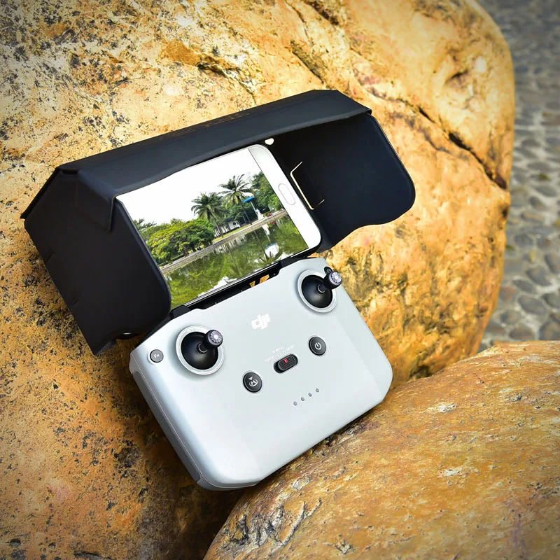 Dji-protetor solar dobrável para celular, proteção contra o sol para dji air 2 s/mavic air 2, acessórios de controle remoto