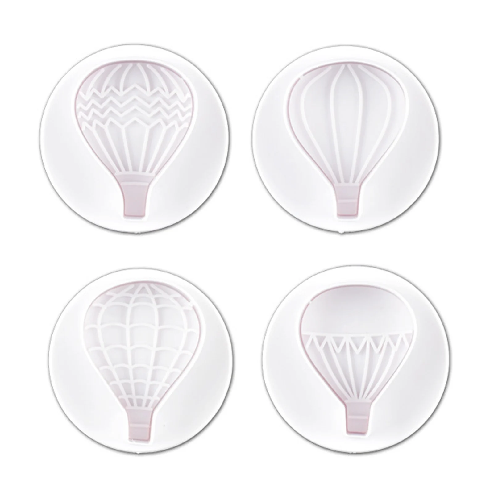 4Pcs/set Hot Air Balloon Cookie Cutters Biscuit Cutter Set Biscuits Fondant Decoration Baking Cake Decorating  Tools