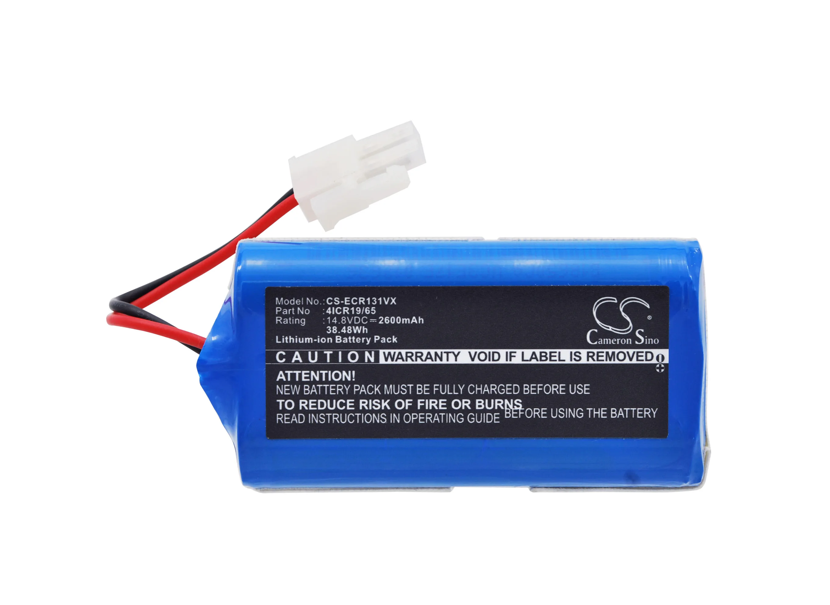 Replacement Battery for Dibea  D960, GT200, GT9, V750, V780, V780s 14.8V/2600mAh