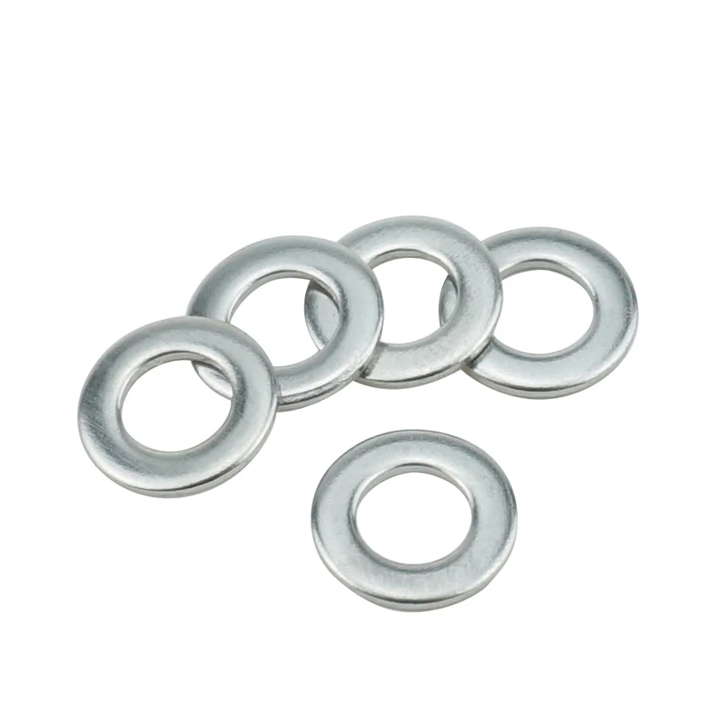 luhuichang Stainless Steel Flat Washer Plain Gasket for M1.6 M2 M2.5 M3 M3.5 M4 M5 M6 M8 Washing Machine Ring Spacer GB97