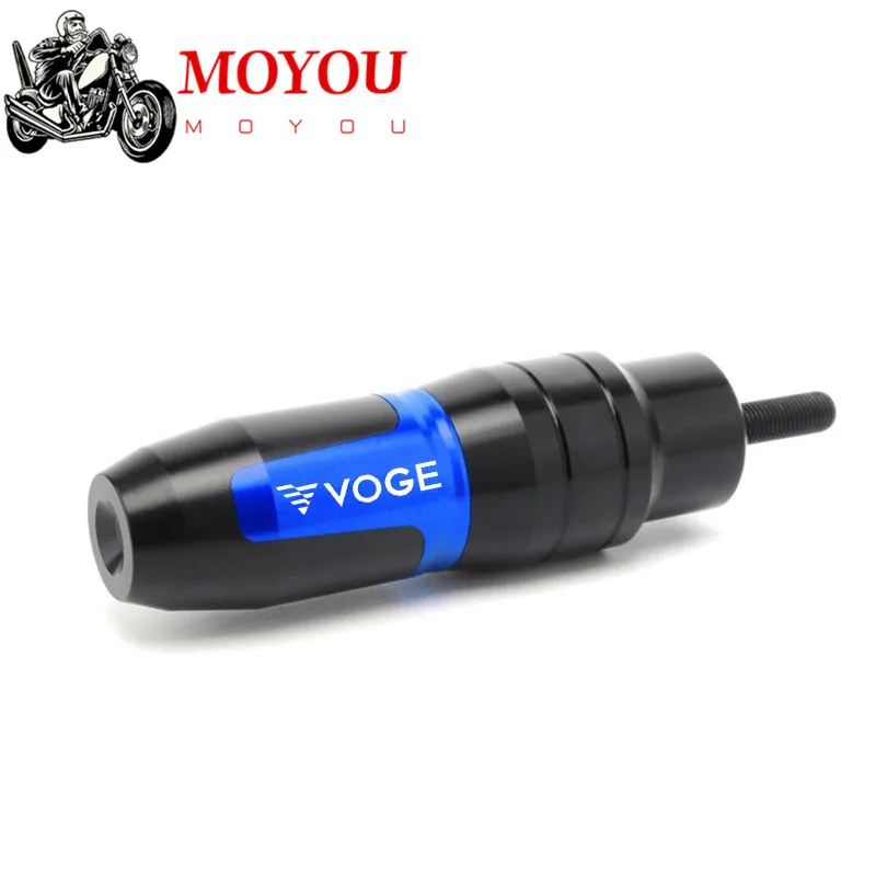 For Loncin Voge 300ac 200ac 500r 500ds Motorcycle CNC Aluminum Frame Exhaust Sliders Crash Protector Pads Crash silder with logo