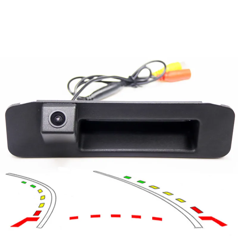 

CCD HD Car Trunk Handle Trajectory Tracks Rear View Camera For Benz A Class W176 A180 A200 A260 GLK 300 X204 ML GLA GLC GLE