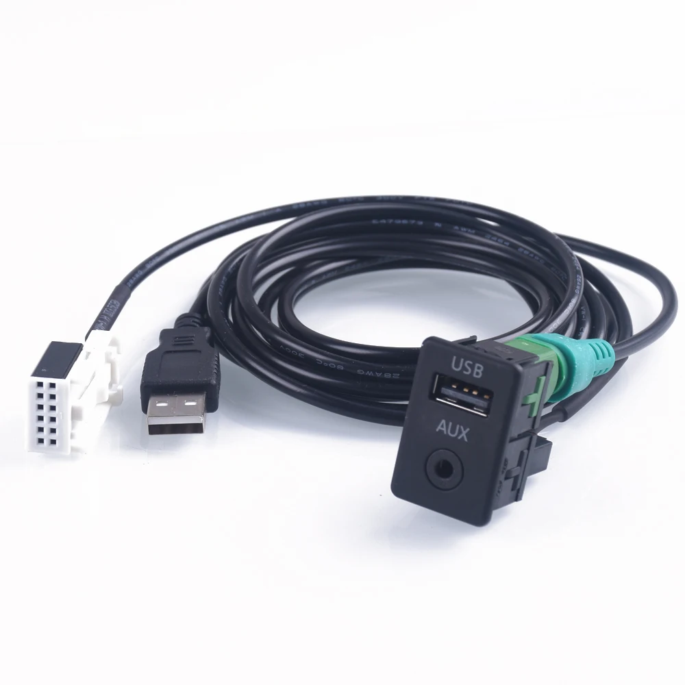 Do Volkswagen RCD510 RCD310 RCD300 Do vw POLO Golf MK5 MK6 Touran Touran Przełącznik AUX USB