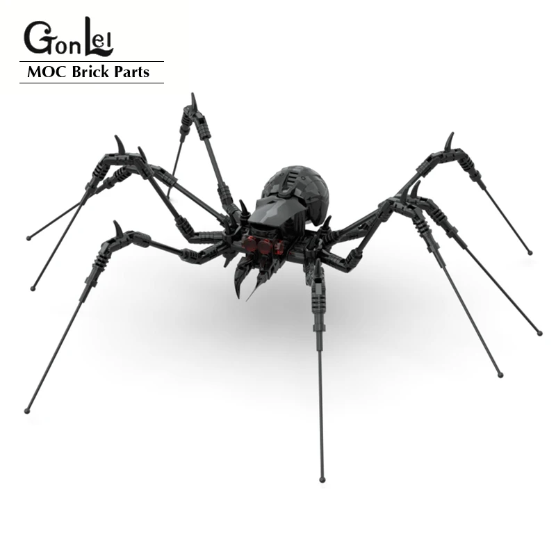 NEW Magical Creepy Spider Araneid Scorpion MOC Building Blocks Model DIY Educational Constuction Toys Children Christmas Gifts