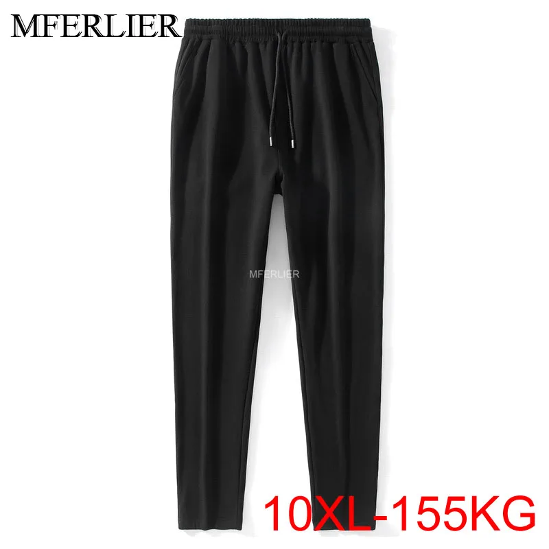 

MFERLIER Winter Autumn 10XL 155kg Sweatpants Men 9XL 8XL 7XL Large Size Men Trousers