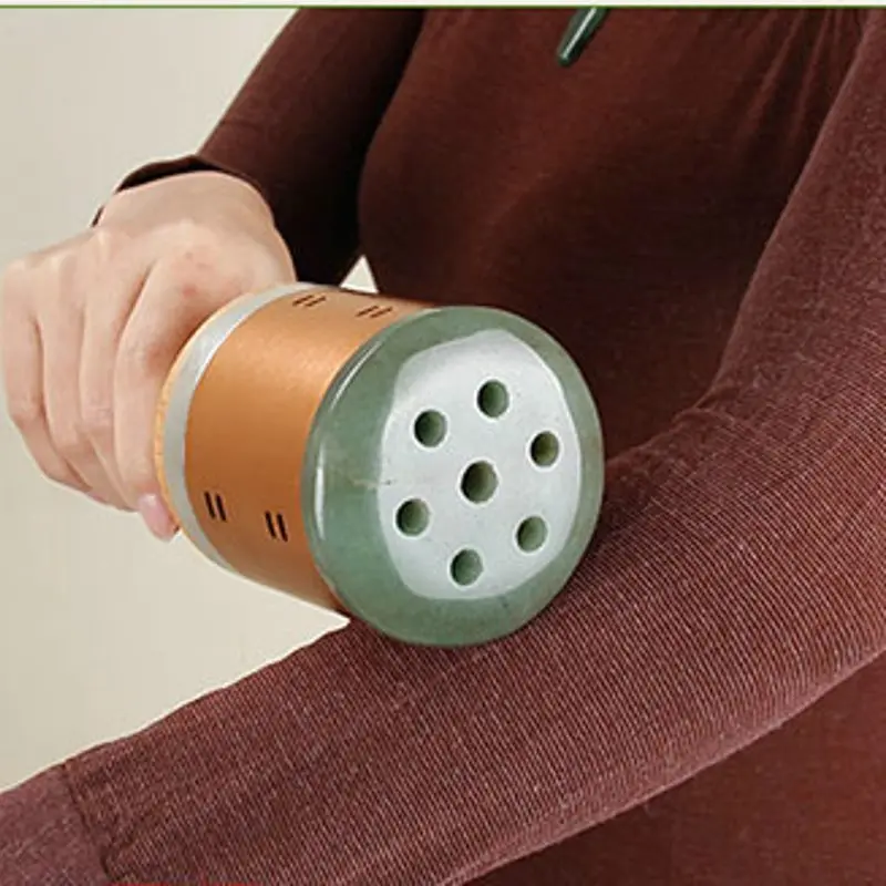 moxibustion massage Moxibustion Rod Jade Facial Large Household Body Stone Probe Gynecological Ai Box Moxa Instrument Home Care