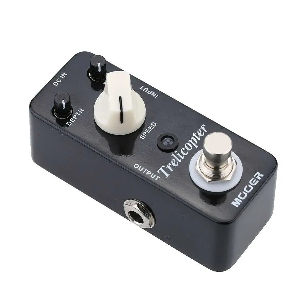 

Mooer Mtr1 Trelicopter Electric Guitar Pedaleira Guitarra Classic Optical Tremolo Pedal Guitar Parts Synthesizer Effector