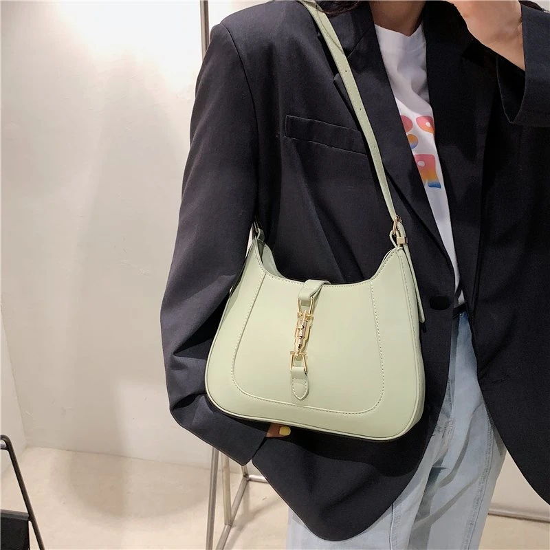 Top Quality Luxury Brand Purses and Handbags Designer Leather Shoulder Crossbody Bags for Women Dual Straps Underarm Sac A Main