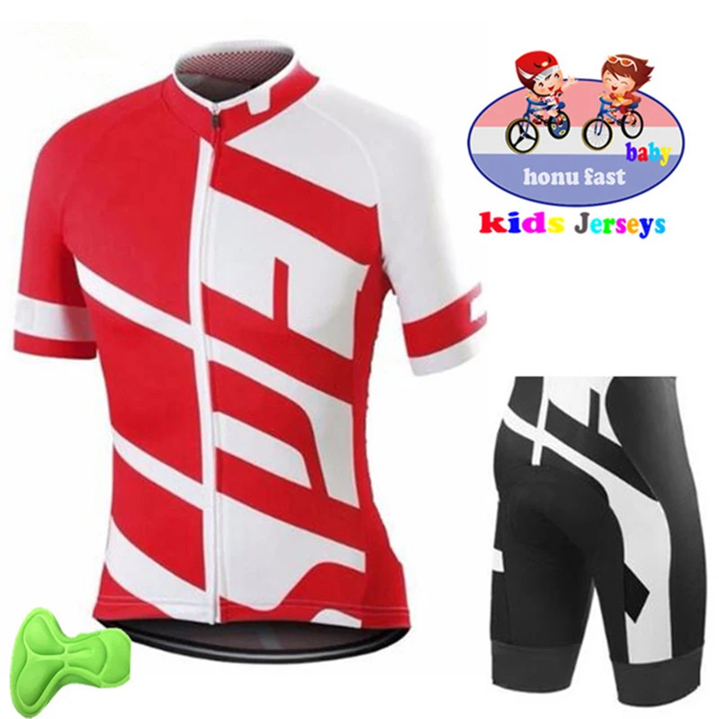 2022 Kids Cycling Clothing Short Sleeve Summer Bike Jersey Set for Boys MTB Bicycle Children Wear Cycling Kit Maillot Ciclismo