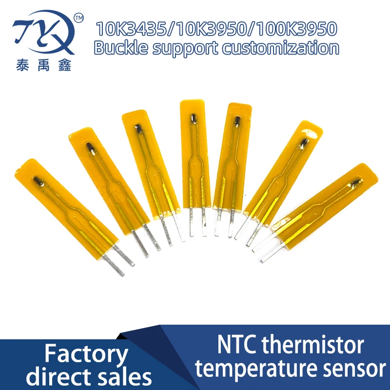 NTC MF55 10K 50K 100K 1% Ohm R Sensor de termistor B: 3435 3380 3950 Resistencia térmica Resistencias de película delgada