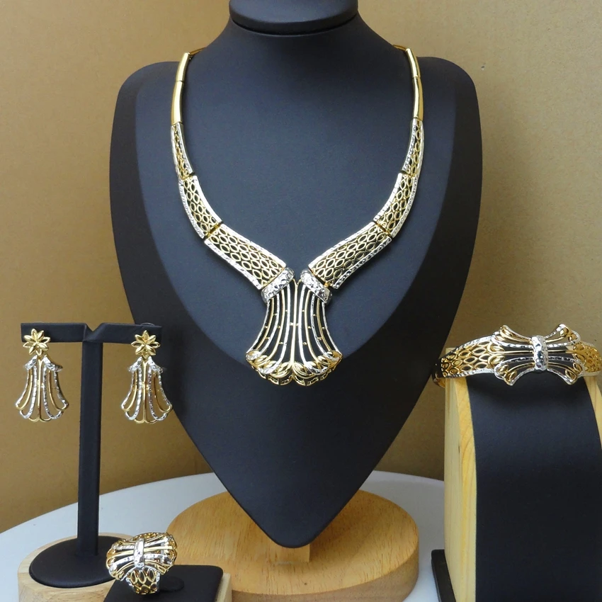 

Yuminglai Dubai Fine Jewelry Sets Classic Design for Women FHK9496