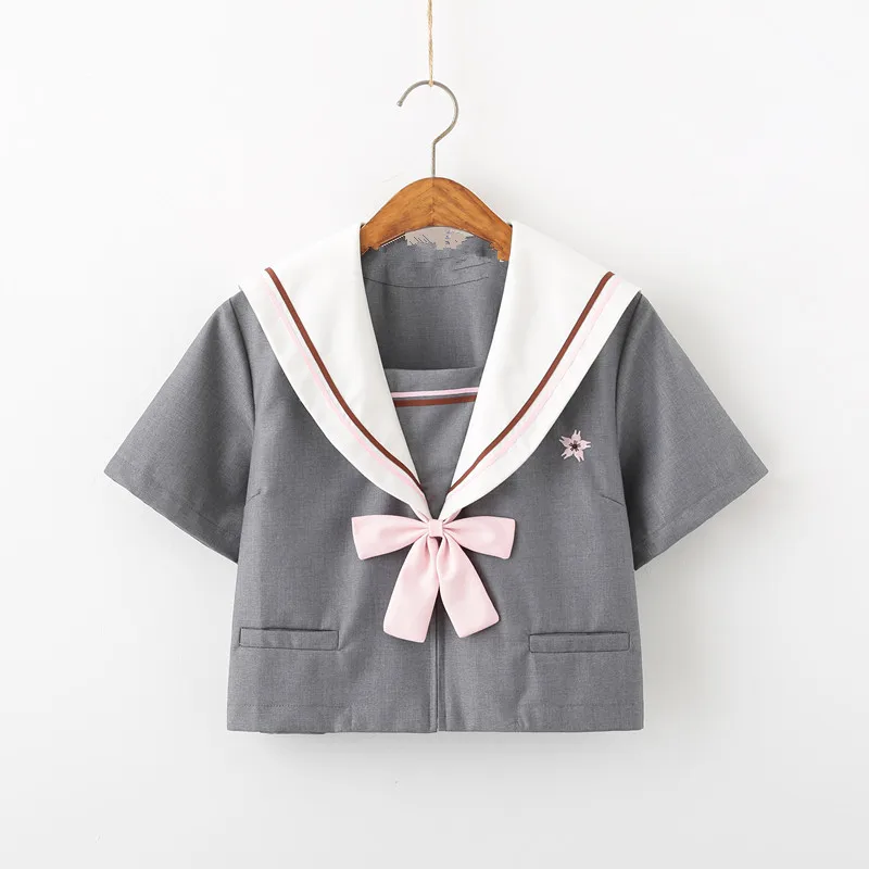 Sweety japonês uniformes escolares para meninas marinheiro ternos bonito curto saia plissada conjuntos completos cosplay jk traje série