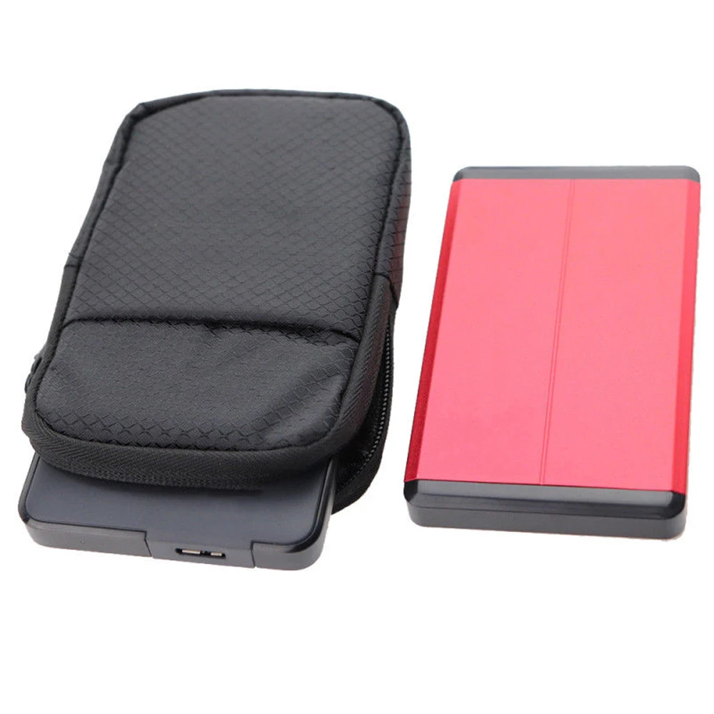 Hard Disk Pocket Storage Holder Pouch Case 2.5\'\'Super EVA Shockproof Water/Dust/Scratch Proof Carrying Case HDD SSD Storage Bag