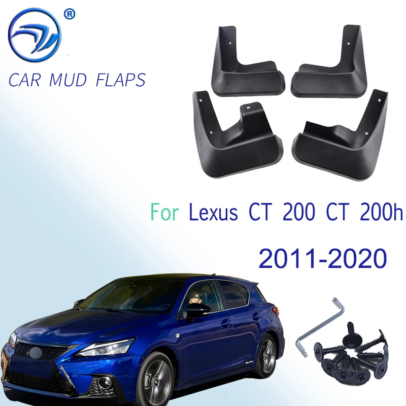 

Mud Flaps For Lexus CT 200 CT 200h 2011-2020 Mudflaps Splash Guards Front Rear Mud Flap Mudguards Fender CT200h 2012 2013 2014