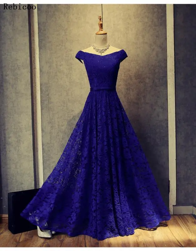 

Luxury Fashion V Neck Red Lace Sexy Evening PARTY Dress Bride Slim Banquet Cap Sleeve Lace-up Long Dress