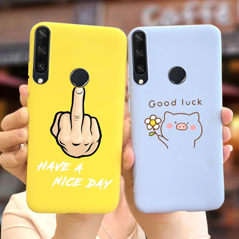 For Huawei Y6p Y5p Y7p Case New Fashion Flower Cartoon Cover For Huawei Y6p 2020 Y 5p 7p Case Coque For Huawei Y7P Fundas Bumper