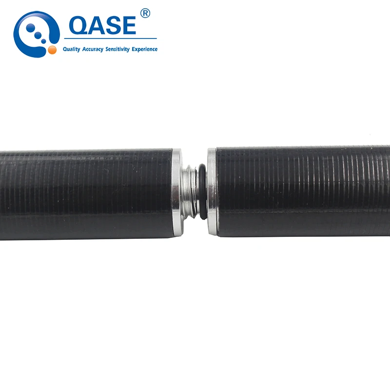 QASE Ultra-light High-strength GPS Extension Rod Carbon Fiber Centering Pole Black Diameter 25mm Length 60CM