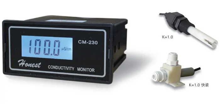 

Cm-230k industrial online conductivity meter pure water detection optional alarm 4-20mA output