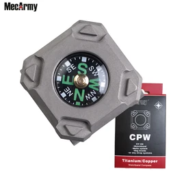 MecArmy CPW Titanium watchband kompas fluorescencyjny przewodnik wskazujący zegarek typu kompas sprzęt zewnętrzny nawigacja wskazująca