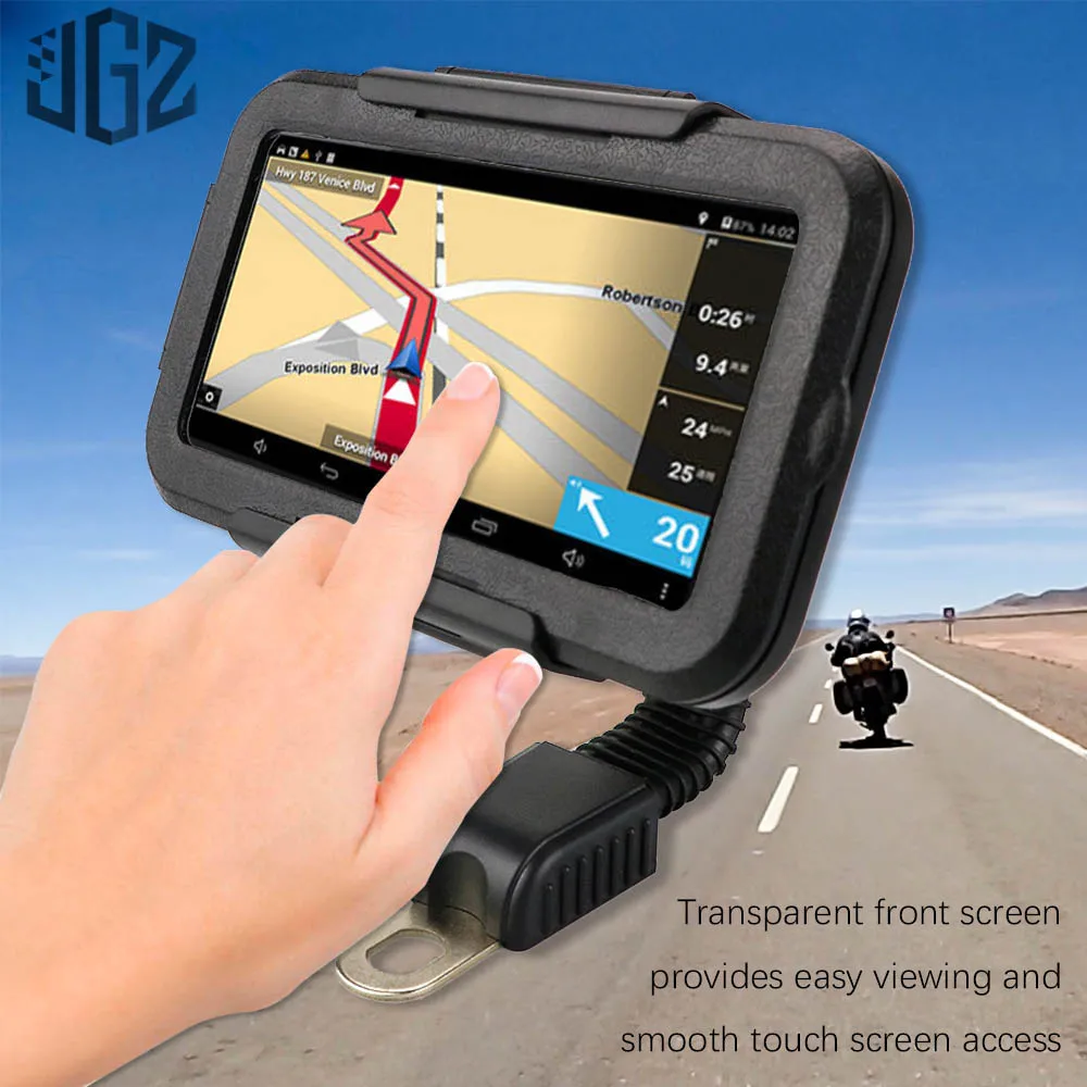 Motorcycle Waterproof Phone Holder Rear View Mirror Stand Mount Case Bag For Piaggio Medley Liberty MP3 Beverly GILERA GP NEXUS