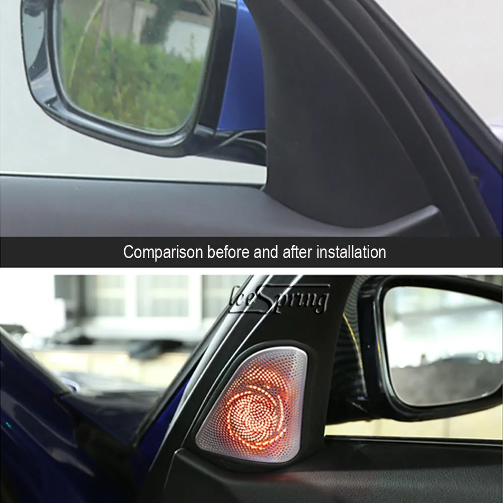 Diamond Dome tweeters for BMW 3 series G20 2020  with Ambient Light Atmosphere lamp 11 Colors