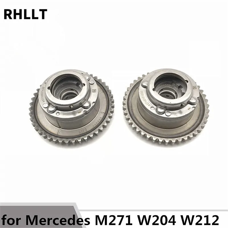 

2PCS RHLLT Camshaft Exhaust+Intake Adjuster Actuator For MERCEDES W204 C250 SLK250 M271 Timing Gear