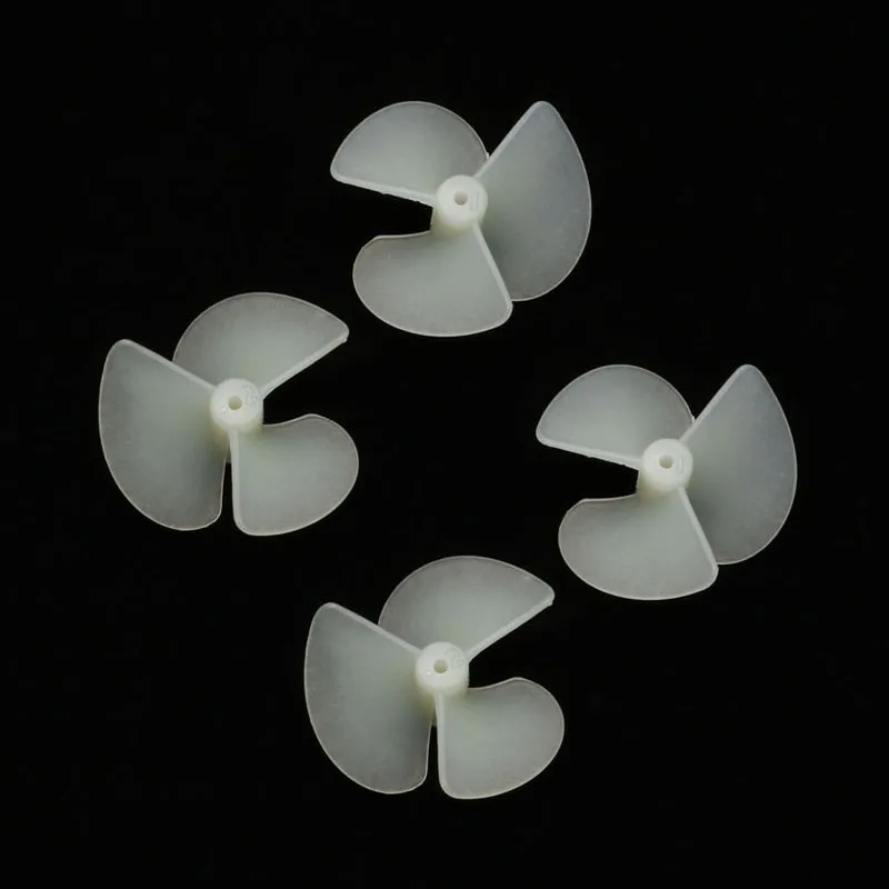 2Pairs Hard Nylon Tri-Blades Propeller D36/42/28mm Shaft Hole 2mm CW CCW Prop/Screw for DIY RC Model Electric Boat Spare Parts