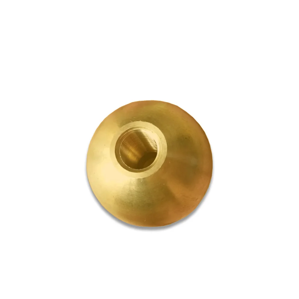 2Pcs Diameter 35mm Female Ball Head Hanging Board Inner Tooth M10*1.0mm Brass Nut Round Head Cap Decorative Nut