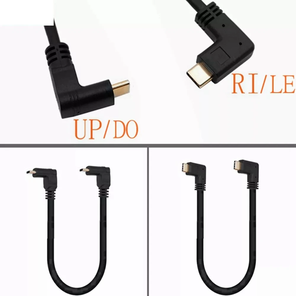 Daten Kabel Extender Schwarz Teile Telefon Ersatz Typ C Stecker Auf Männliche TPE USB 3,1 Verlängerung 10 Gb/s 1ft 2ft 3,3 ft 6f