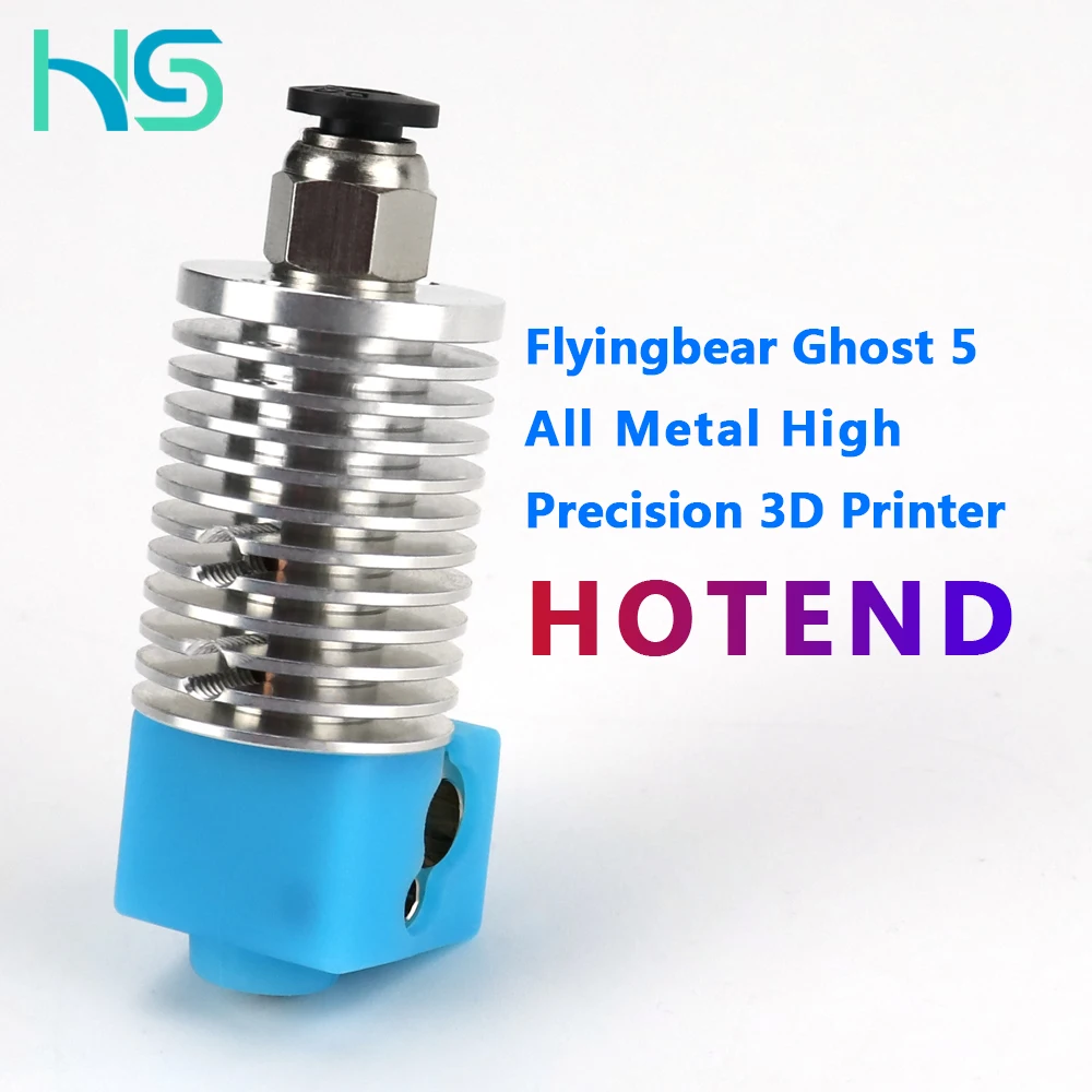 Haldis 3D High Quality Upgrade Bimetal Heatbreak + Plated Copper Heat Block + 0.4mm Plated Copper Nozzle For Flyingbear-Ghost 5