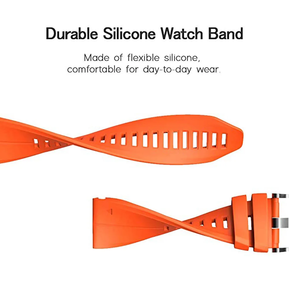 Correa de silicona deportiva para reloj Garmin Fenix 6X 6 Pro 5X 5 Plus 3HR Fenix 7X 7, de liberación rápida, 26 y 22mm