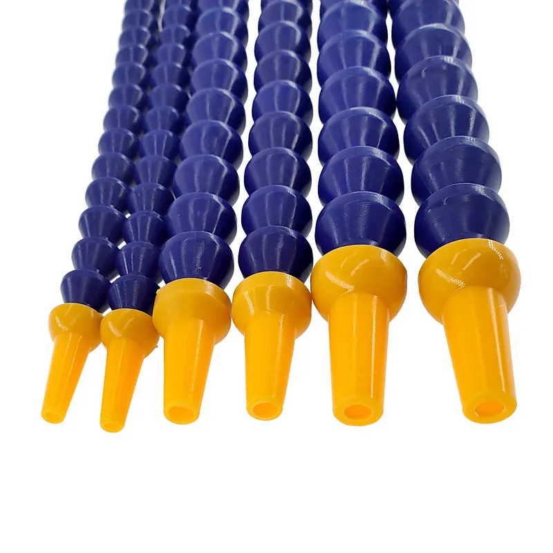 6pcs 300 400 500 600mm Plastic Round Flat Nozzle Adjustable Oil Coolant Hose 1/4 3/8 1/2 Flexible Water Oil Cooling Pipes image 3