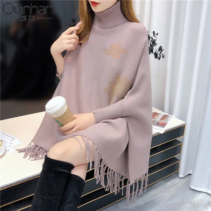 Pullover Women Turtleneck Sweaters Women Autumn Winter Thick Knitted Sweater Female Pullover Long Sleeve Warm Woman Clothes