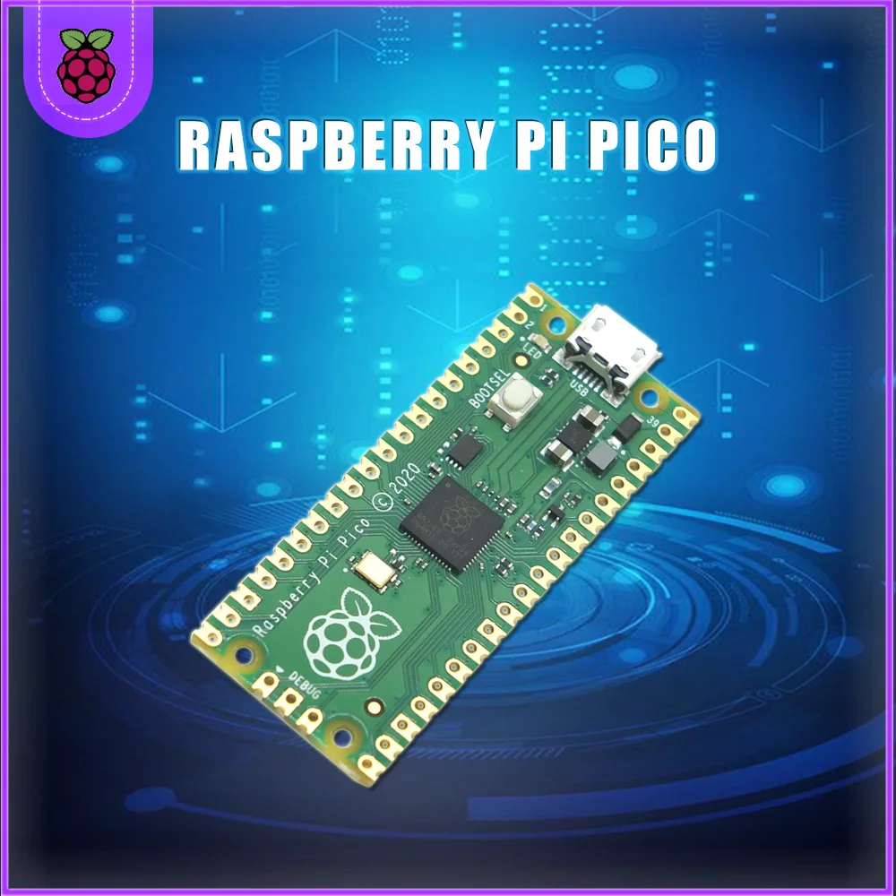 

Raspberry Pi Pico Board RP2040 Dual-Core 264KB ARM Low-Power Microcomputers High-Performance Cortex-M0+ Processor