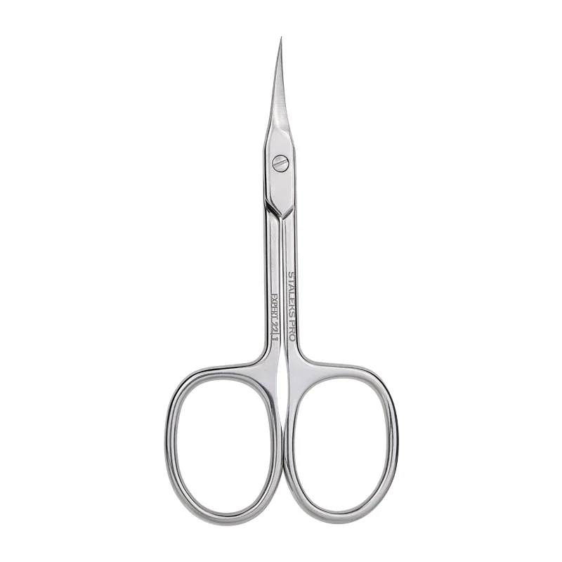 1pc STALEKS Expert 22-1 Stainless Steel Nail Scissors Elbow Eyebrow Scissors Exfoliating scissors Trim Nose Hair Makeup Tool